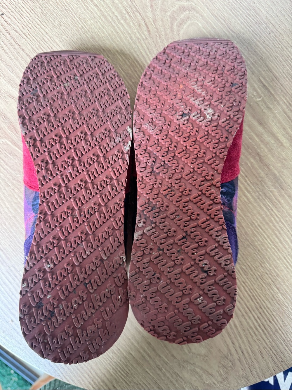 INKKAS Andes Jogger Sneakers Warm Garnet Hill Retro Colorful - Picture 7 of 11